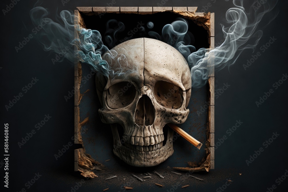 Photo HD No Smoking Illustration. Generative AI