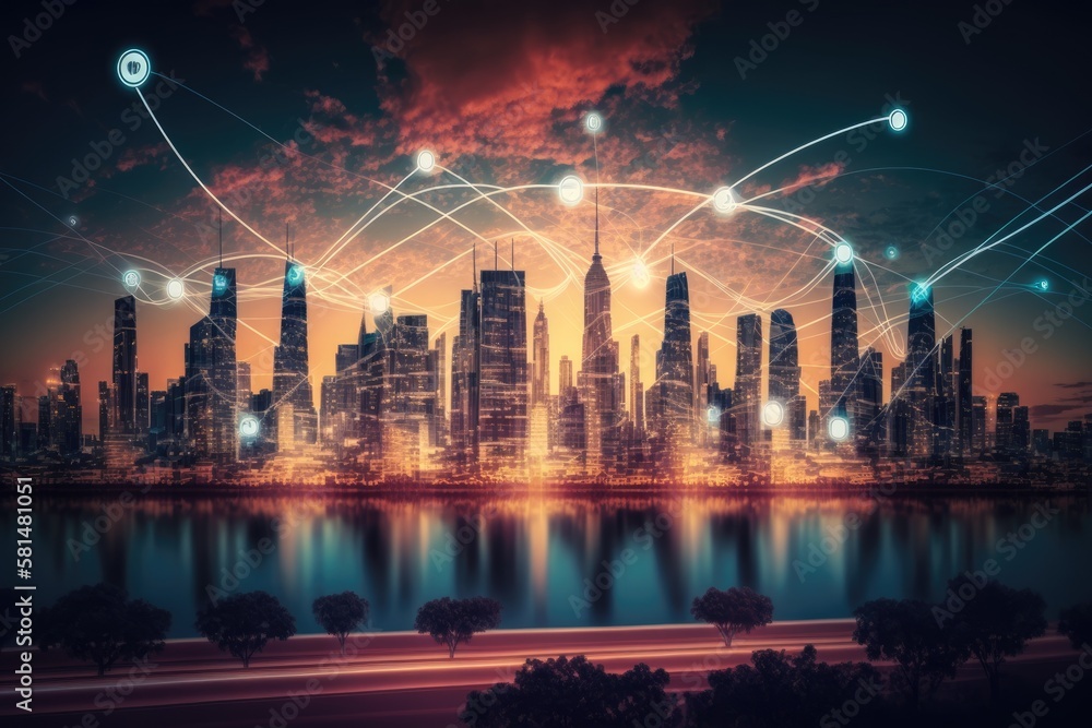 Smart cities have connections to the internet and advanced communication systems. Future social medi