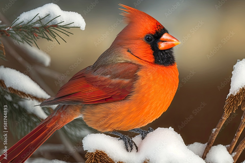 Northern cardinal is also known as the redbird, common cardinal, red, or just cardinal. Cardinal is 