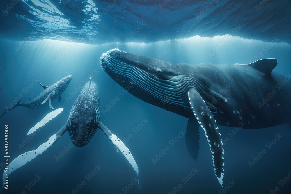 the Pacific Oceans humpback whales. Generative AI