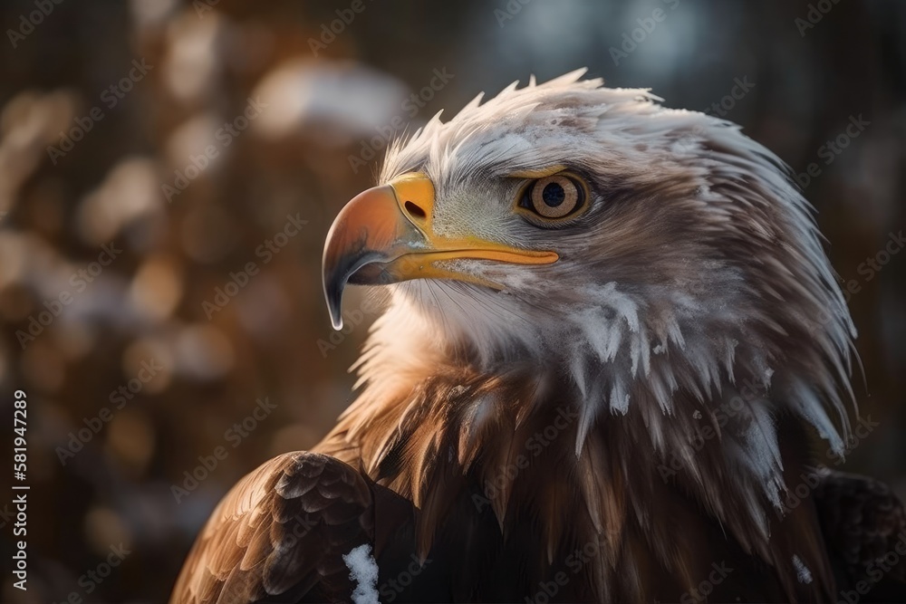 View these photographs of animals to appreciate the beauty of an eagle. Generative AI