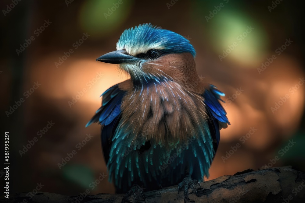 Birds are the most attractive living organisams in the world. This bird name is Indian Roller. The b