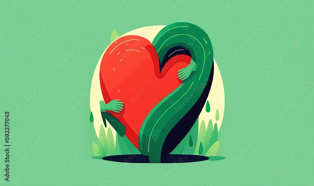  a person holding a heart in the shape of a cactus with their hands on the back of the heart, on a g