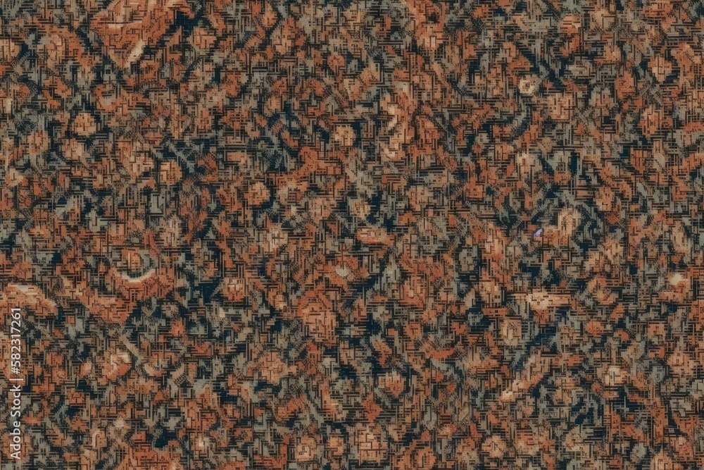 carpet with Indian details for interiors. Generative AI