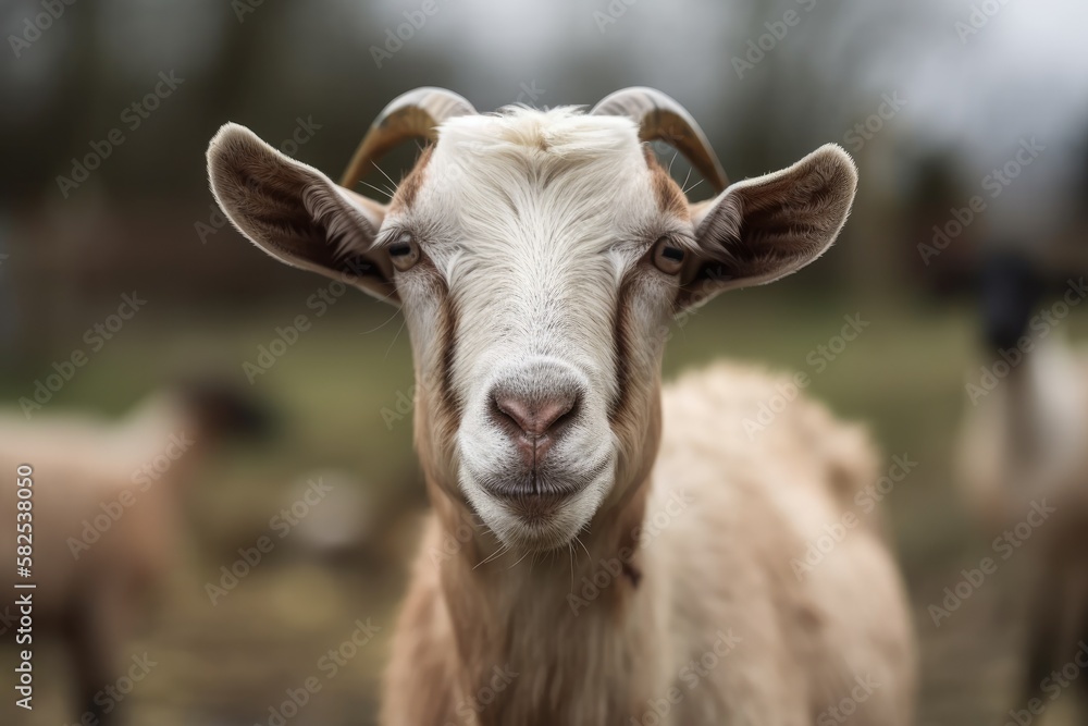 hilarious goat bleating. Generative AI