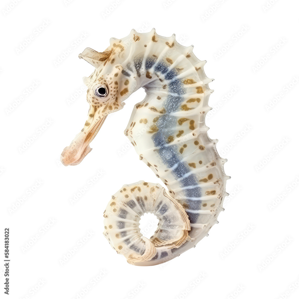 seahorse isolated on white background