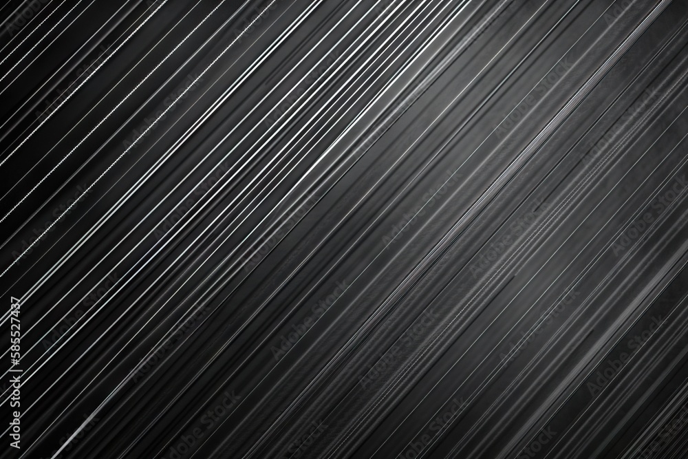  a black and white photo of a rain shower with lines.  generative ai