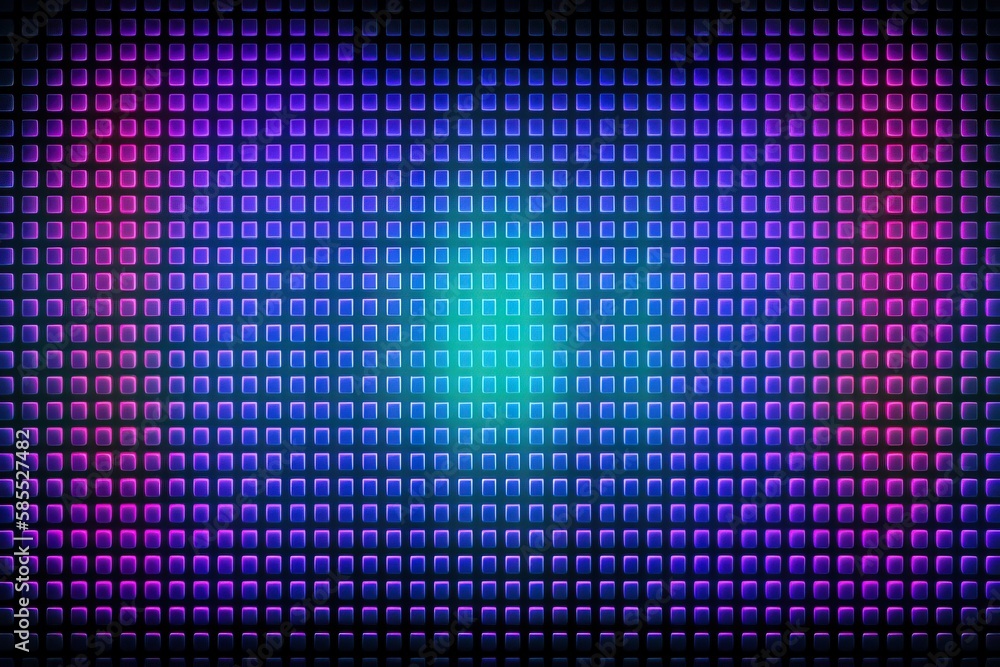  a colorful background with squares and a light in the middle.  generative ai