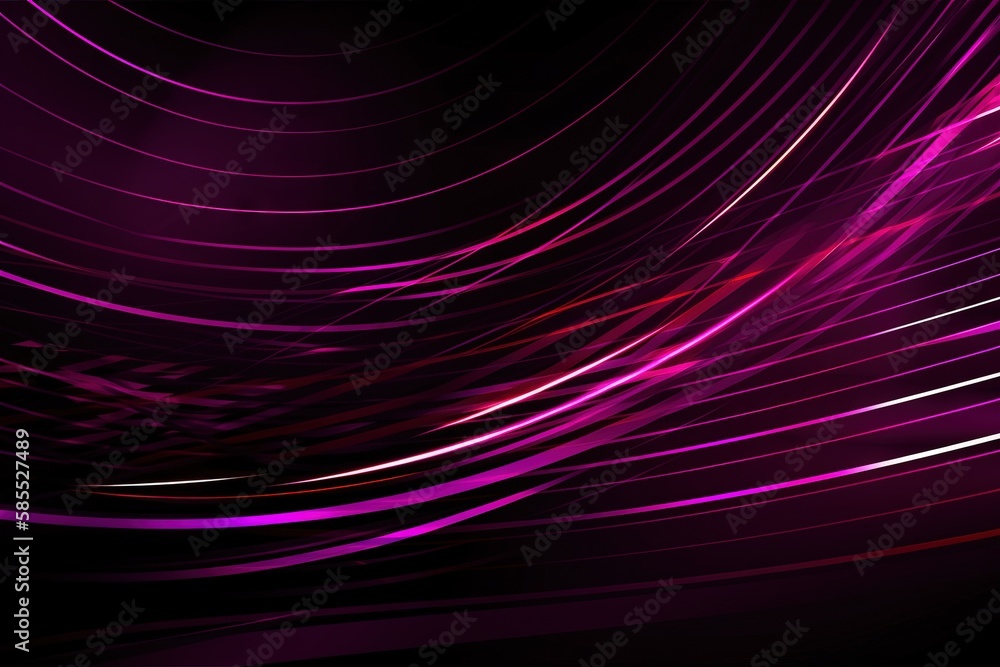  a purple abstract background with lines and curves in the middle.  generative ai