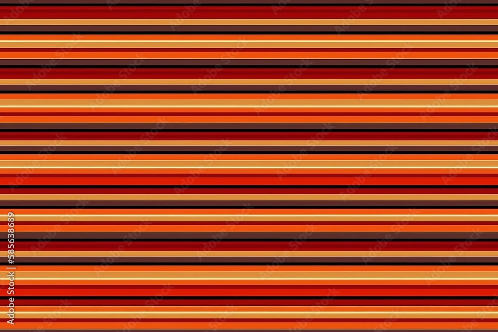 an orange and brown striped background. Generative AI