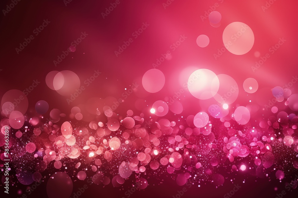 vibrant pink and black abstract background with glowing lights. Generative AI