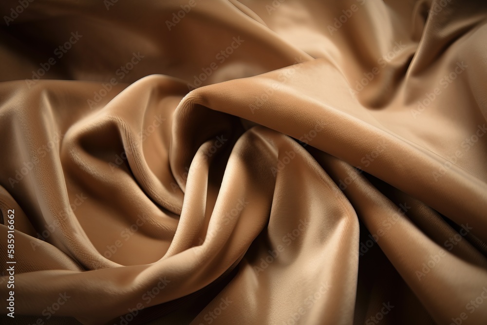  a close up of a brown cloth with a very soft feel to its surface and a soft feel to its surface. 