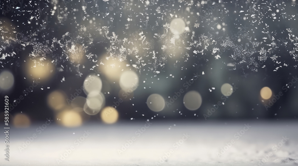 Christmas background. Illustration AI Generative.