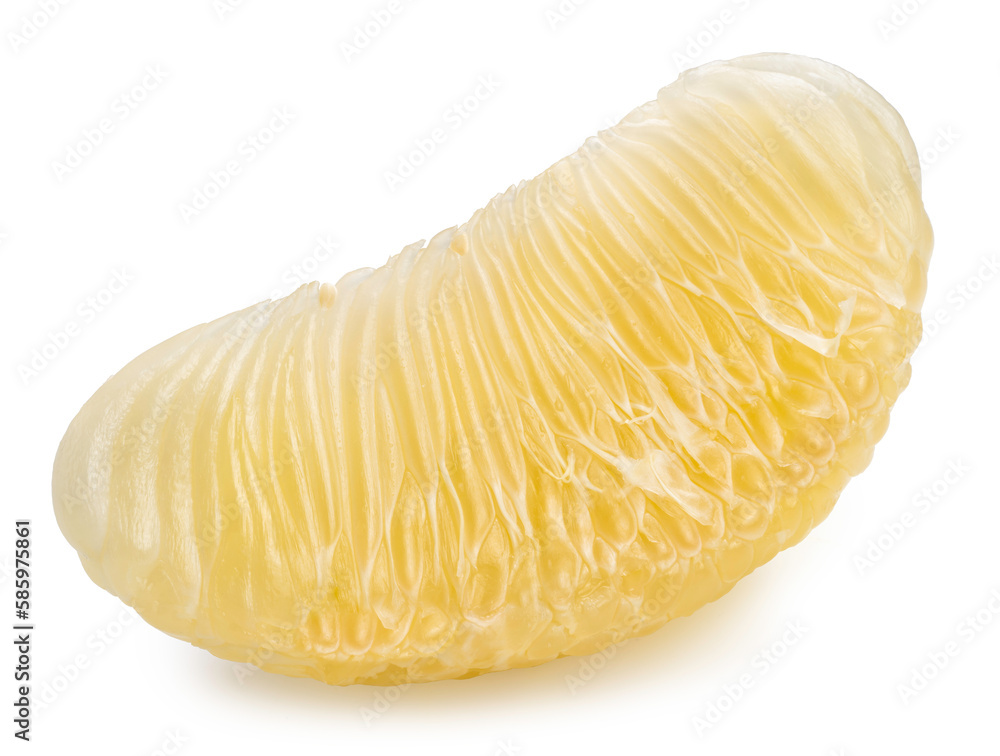 Fresh Yellow pomelo fruit isolated on white background, Fresh Grapefruit on White Background With cl