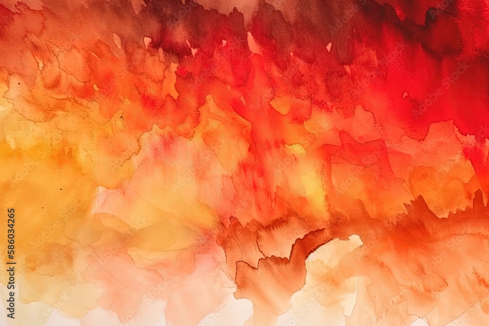 vibrant painting with warm colors dominating the palette created with Generative AI technology