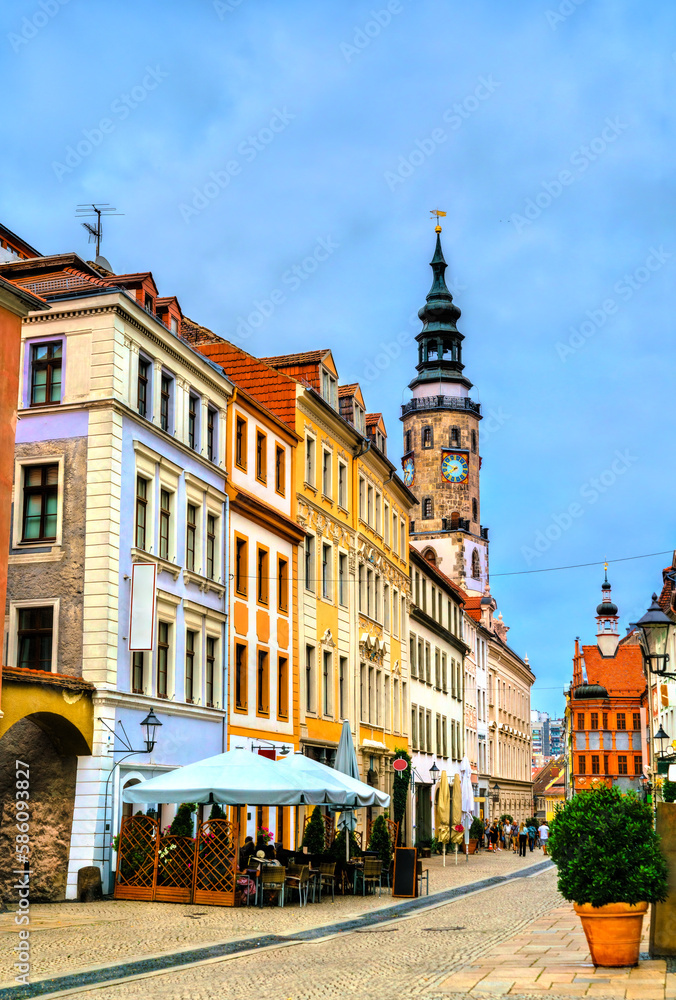 Street in the old town of Goerlitz in Germany