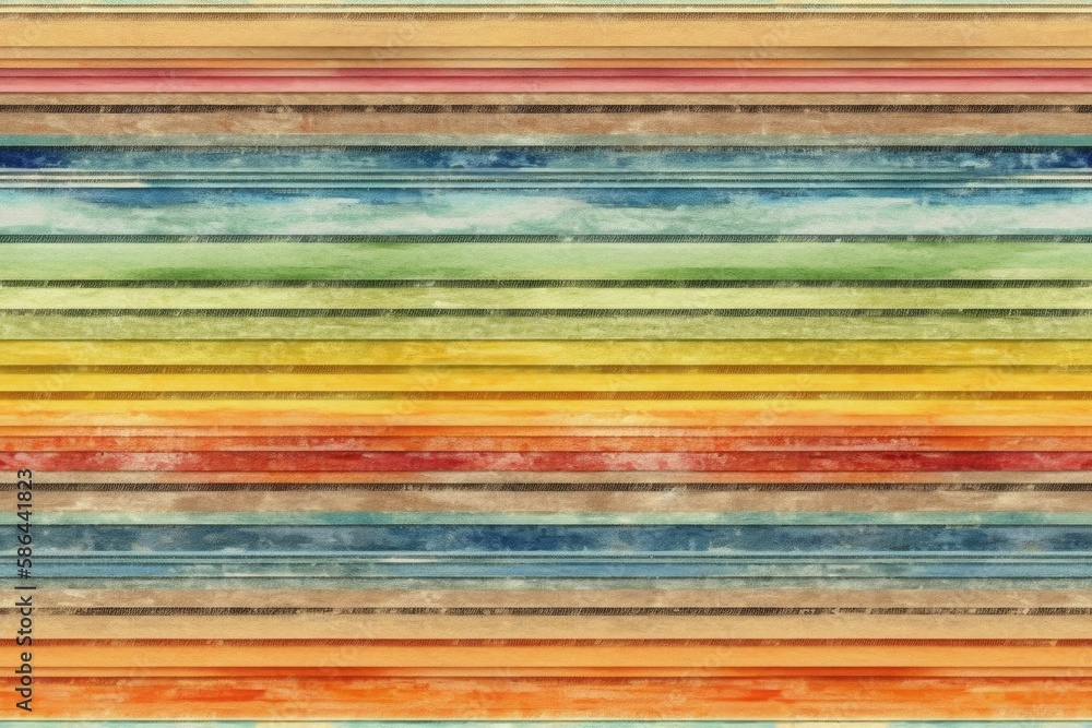 vibrant and colorful striped background. Generative AI