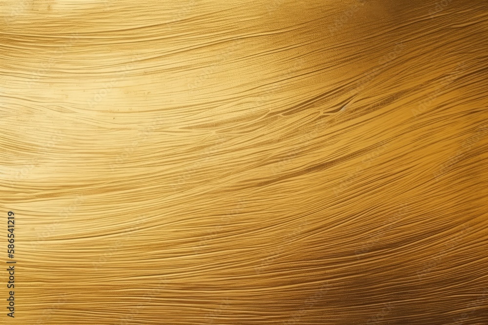 close up view of a golden wood texture. Generative AI