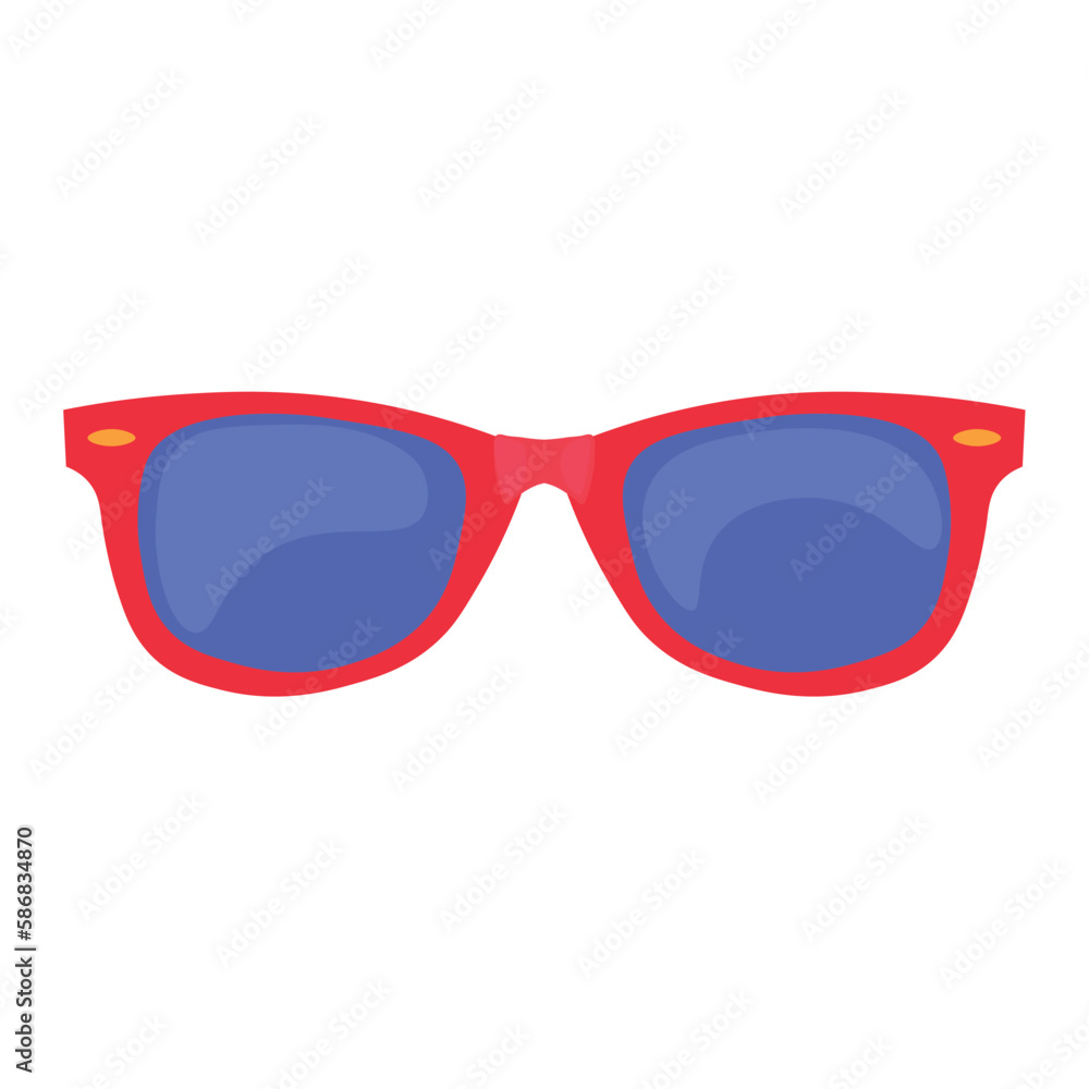 Stylish sunglasses on white background