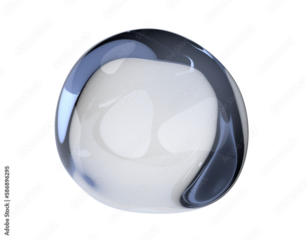 Water bubble, 3d render