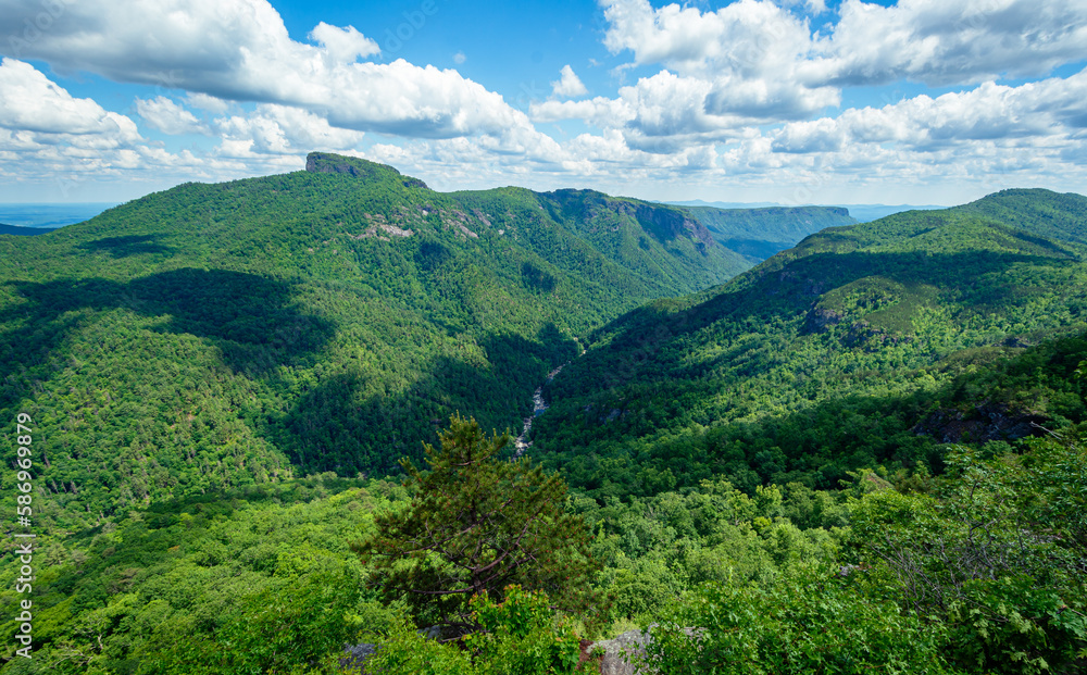 Wisemans View Scenic Overlook at Linville Gorge, North Carolina