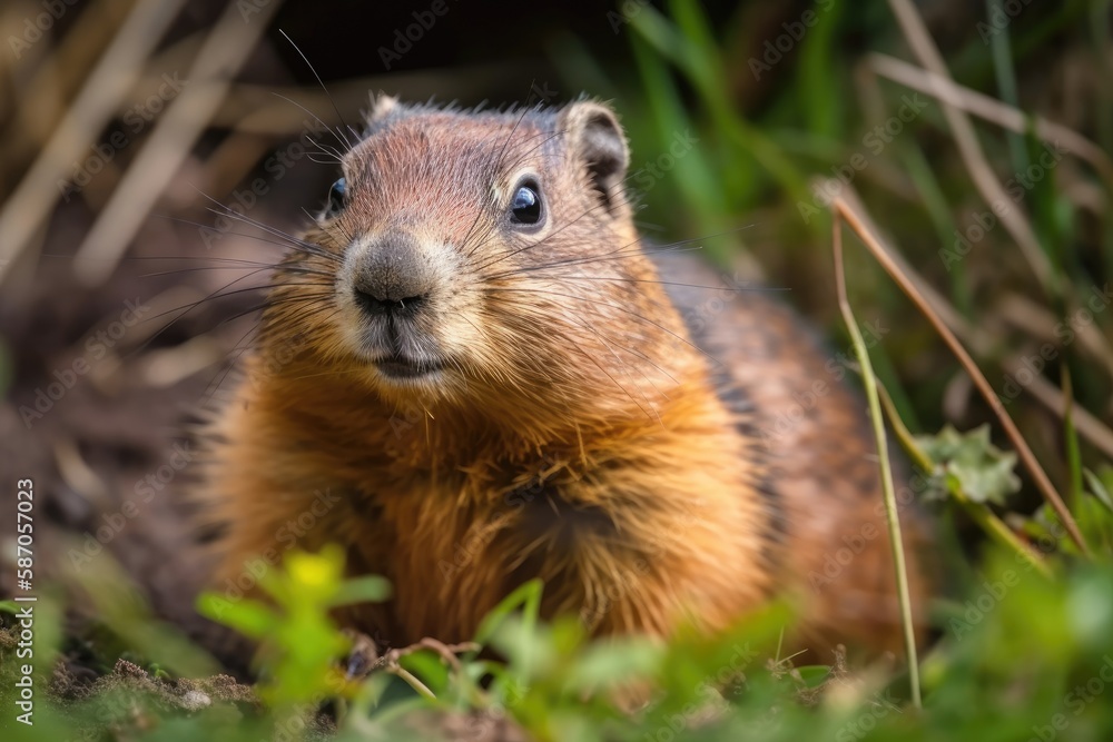 Wild gopher populations. Generative AI