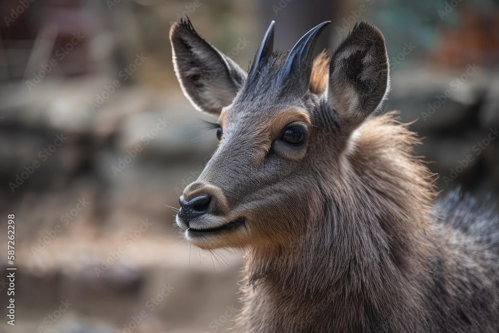 The Chinese goral (Naemorhedus griseus), commonly known as the grey long tailed goral, is a goral sp