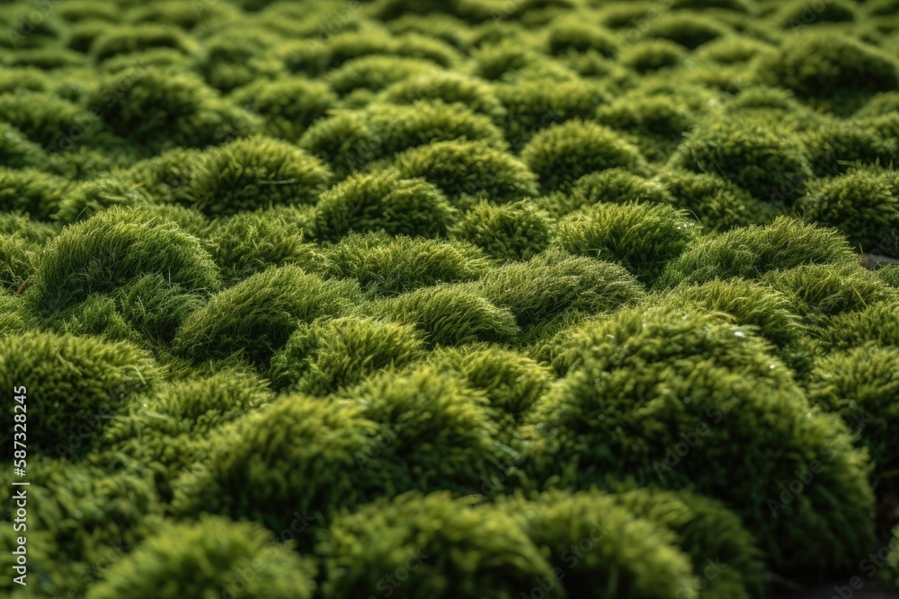 spongy green grass Turf grass is seen in the background. A football fields surface texture. a lush 