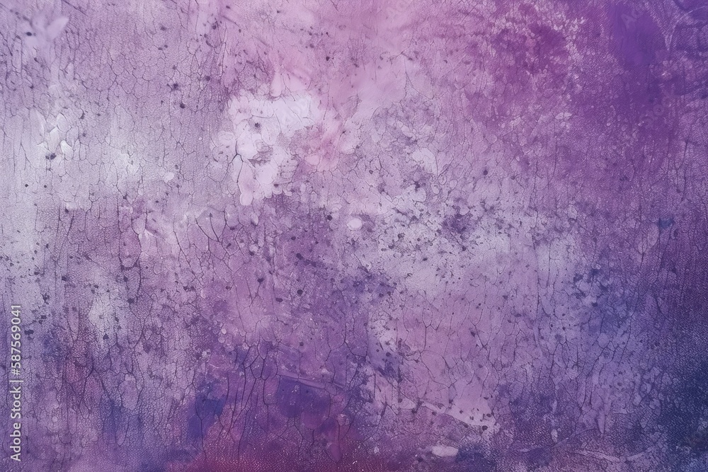 abstract painting with shades of purple and blue. Generative AI