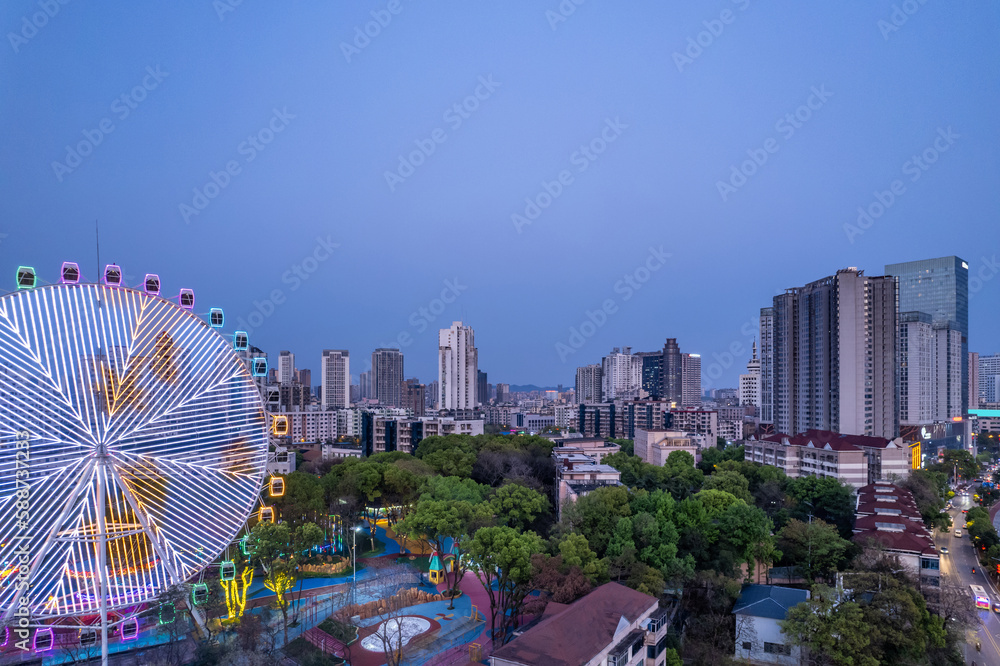 Cityscape of Zhuzhou, Hunan Province, China