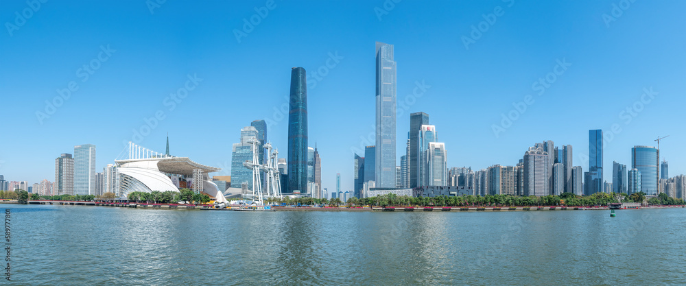 Guangzhou modern urban architectural landscape