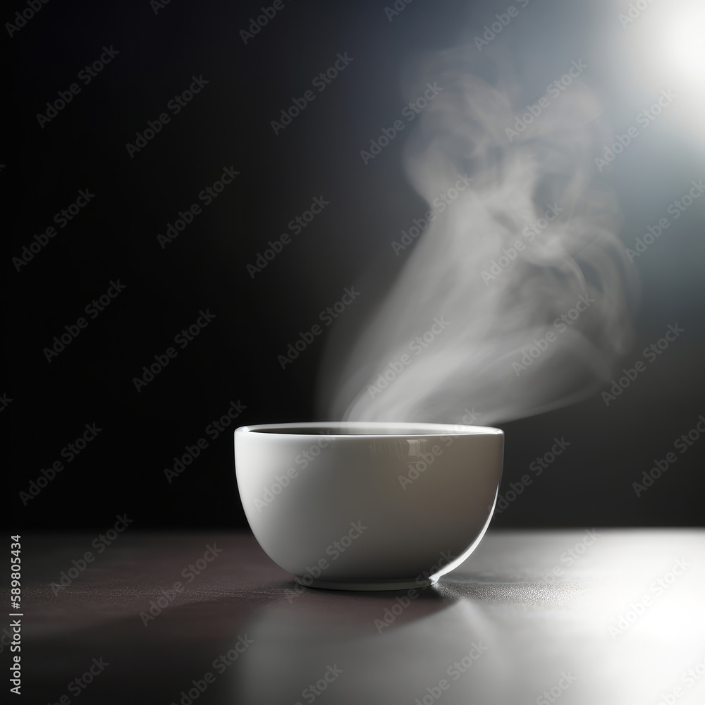 Abstract coffee background. Illustration AI Generative.