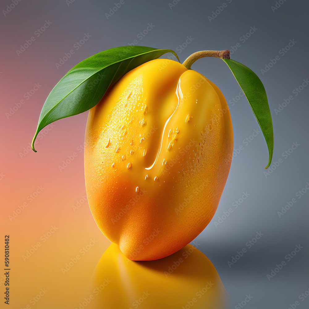 Fruit mango generated by AI artificial intelligence