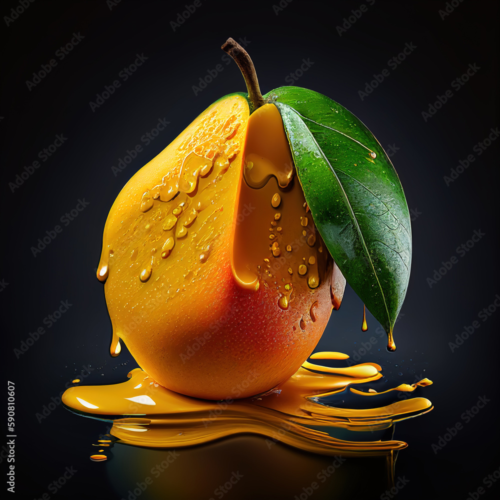 Fruit mango generated by AI artificial intelligence