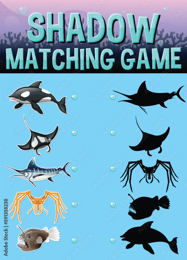 Shadow Matching Game Template