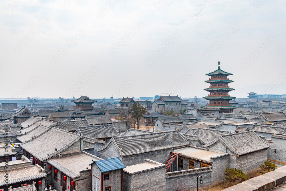 The ancient county of Taiyuan, Shanxi Province, China