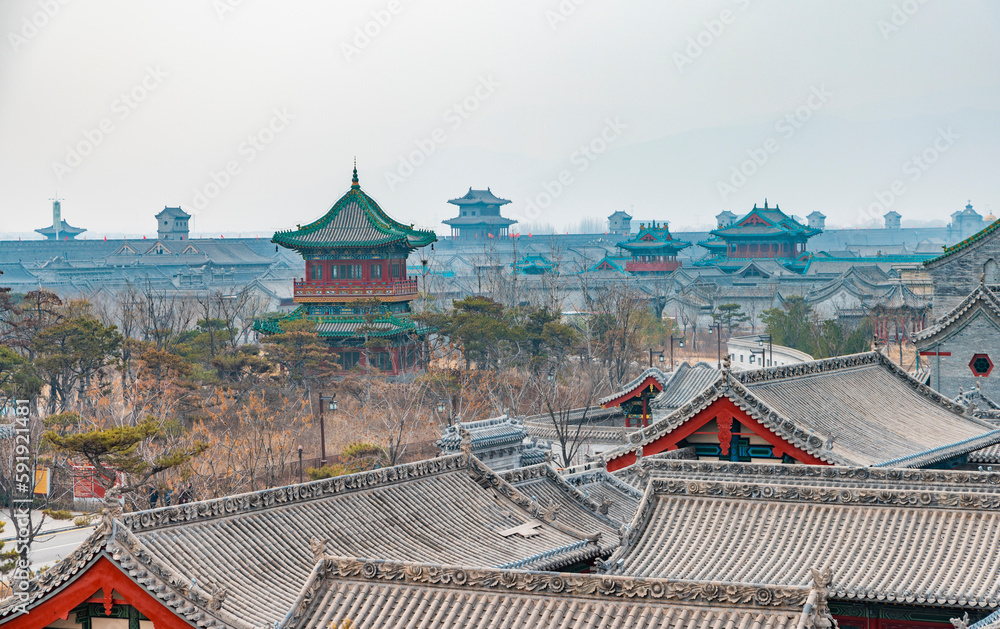 The ancient county of Taiyuan, Shanxi Province, China