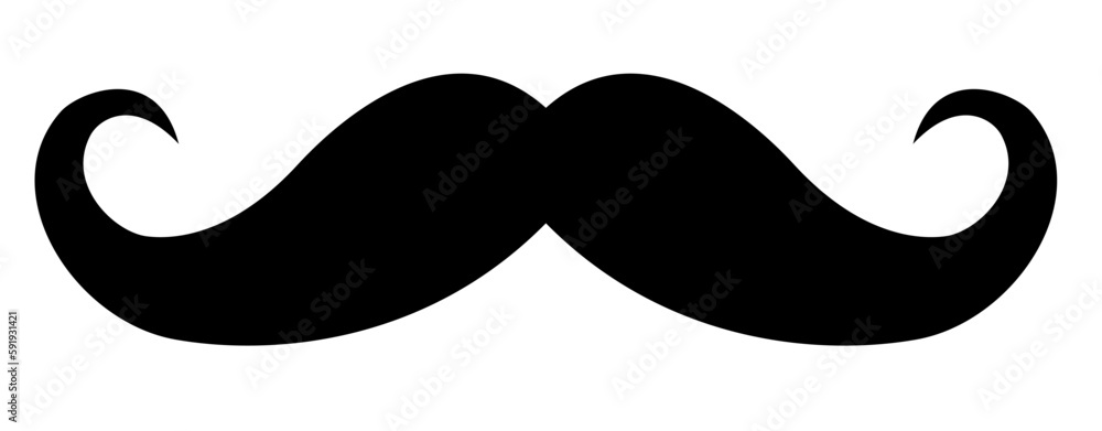 Dads mustache collection. Vector Illustration. EPS10.