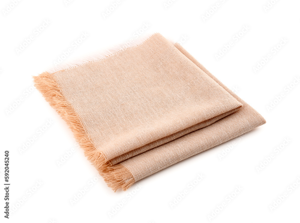 New napkins isolated on white background