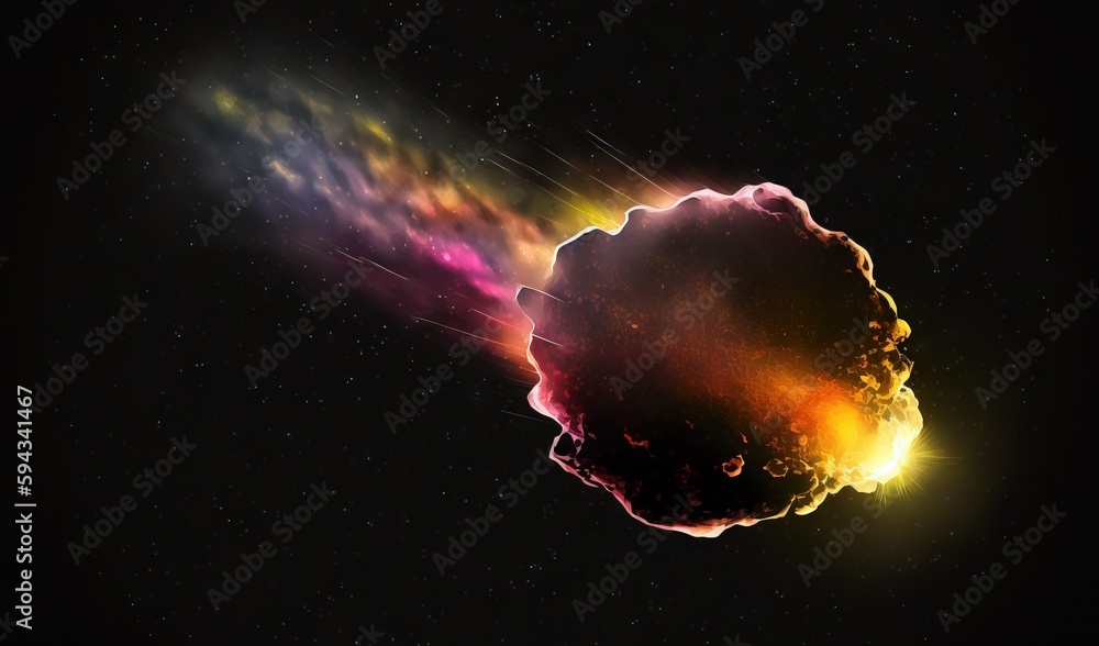  a black hole with a bright light coming out of it and a black background with a bright light coming