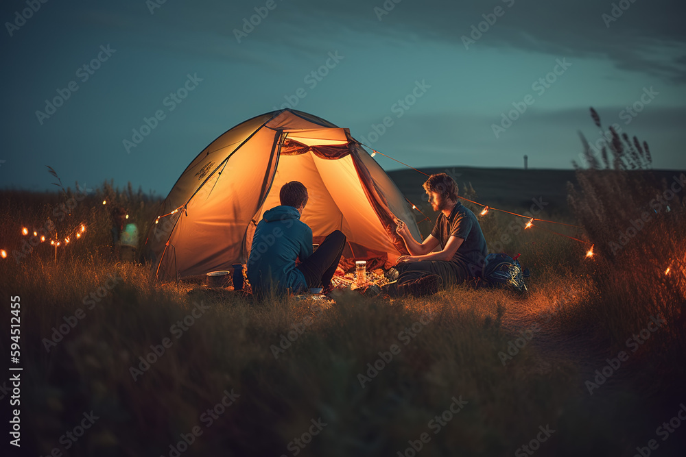 landscape; nature; night; tent; travel; dark; people; summer; fire; holiday; lifestyle; tourism; lig