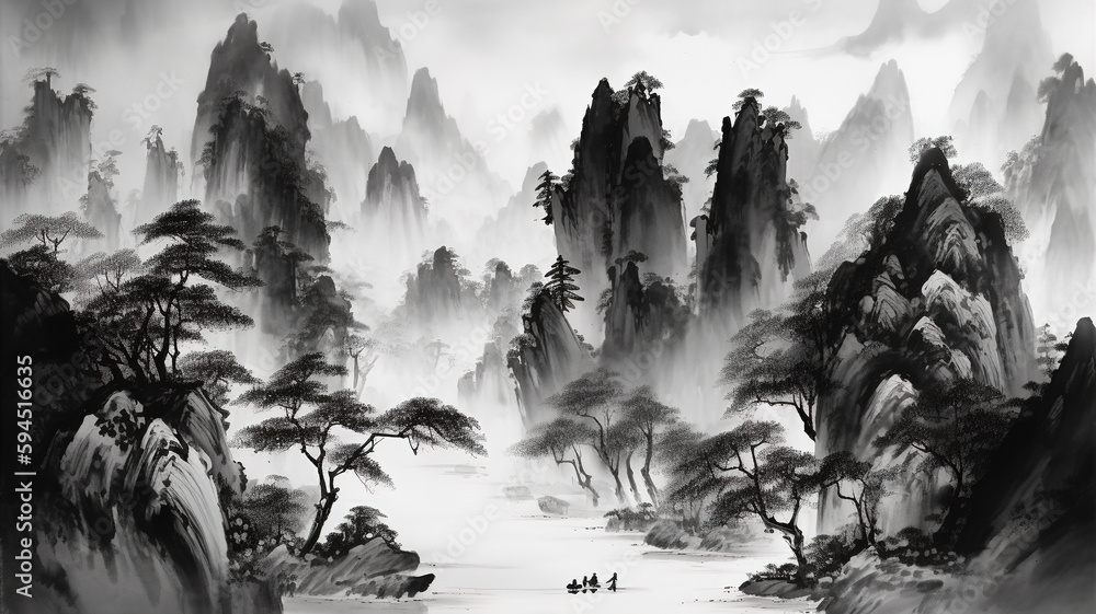 Chinese landscape painting