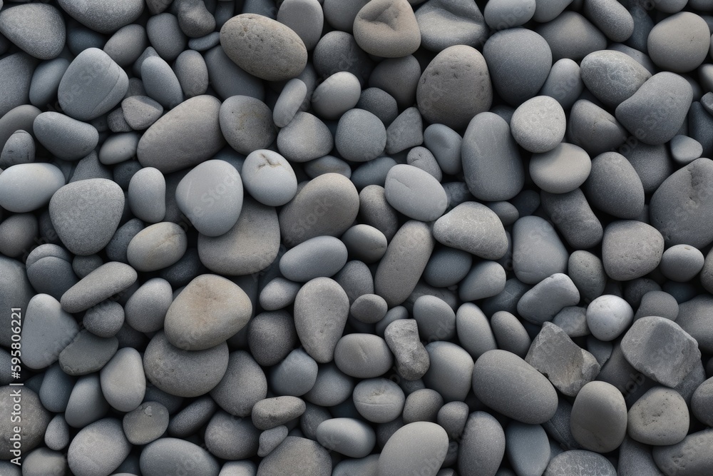 close up of a pile of rocks with various textures and shapes. Generative AI