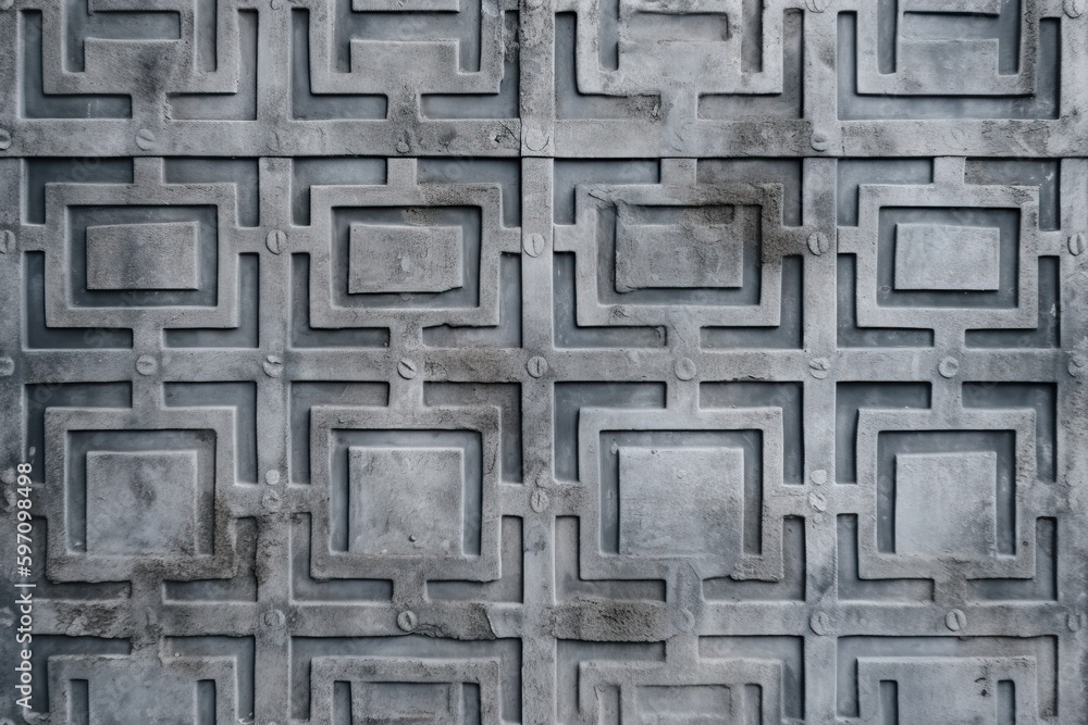 detailed patterned wall texture in warm colors. Generative AI