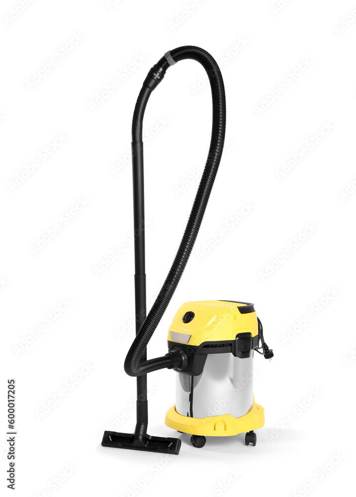 Vacuum cleaner on white background