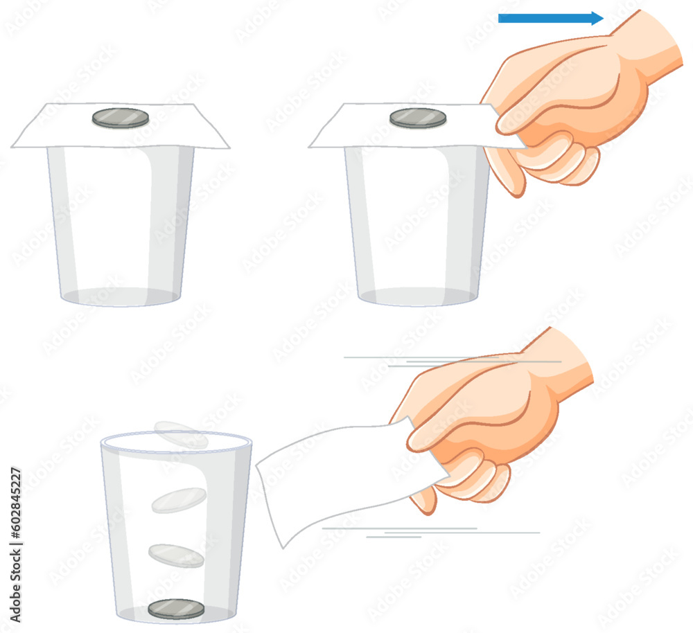 Science experiment with Newtons law