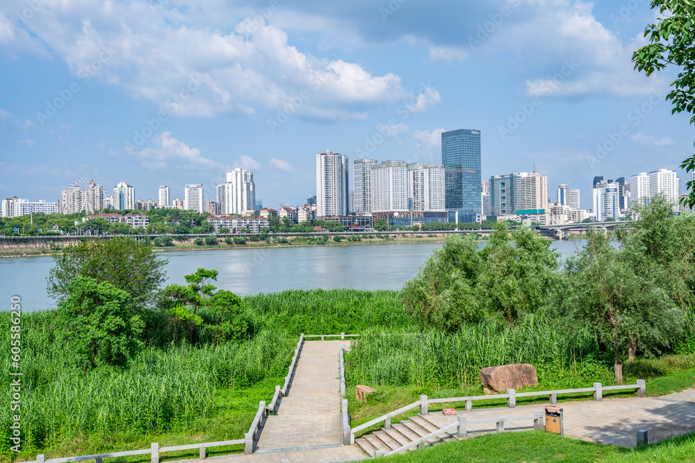 Ecological Landscape of Urban Green Space in Xiangjiang Scenic Belt, Zhuzhou, China