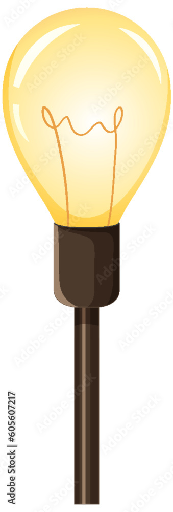 Isolated light bulb icon