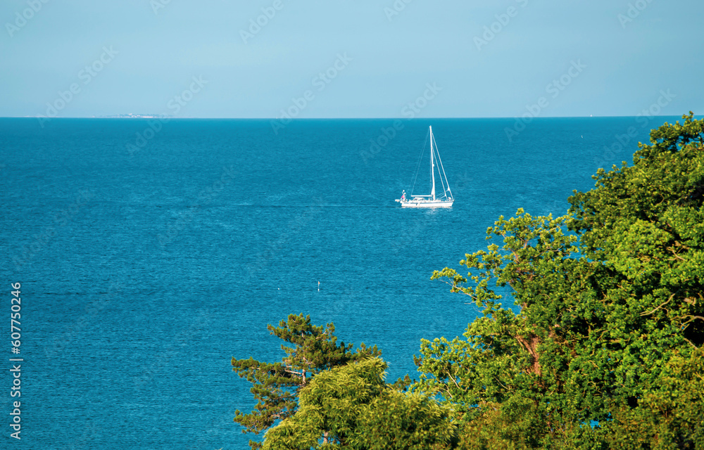 Allinge coast of Bornholm Denmark