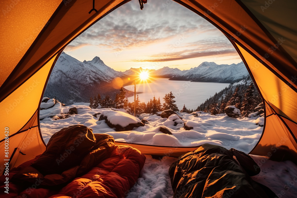 Enjoy life outdoors in a large tent